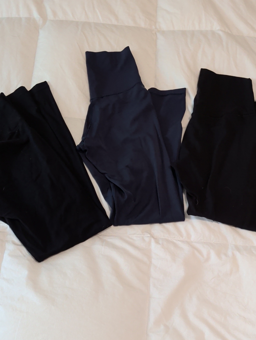 aerie High-Waist Offline Leggings Trio - Black & Navy